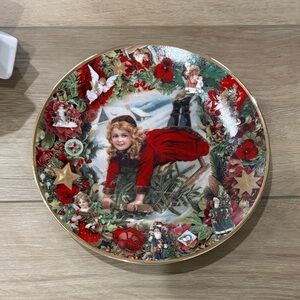 Victorian Christmas Memories series by artist John Grossman collectors plate